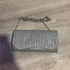 Silver crossbodybag